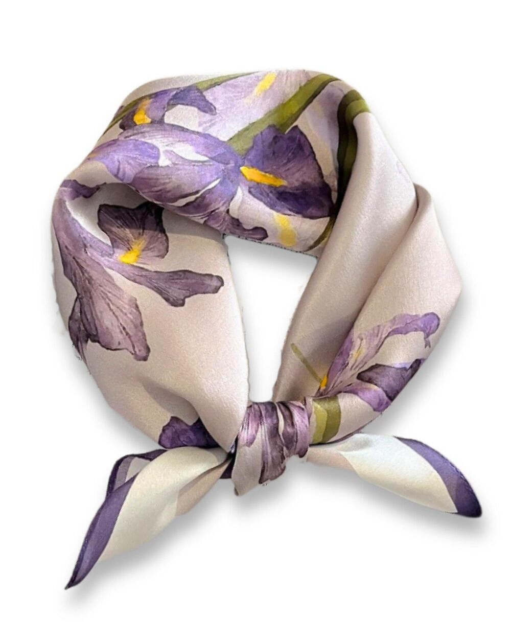 1599 100% Pure Mulberry Silk Neck Scarf 27"x27" Square Neckerchief